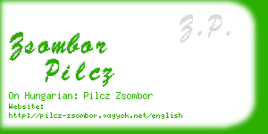 zsombor pilcz business card